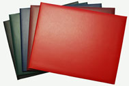 Double Panoramic Leather Diploma Folders