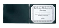 Faux Leather Diploma Folders Inside